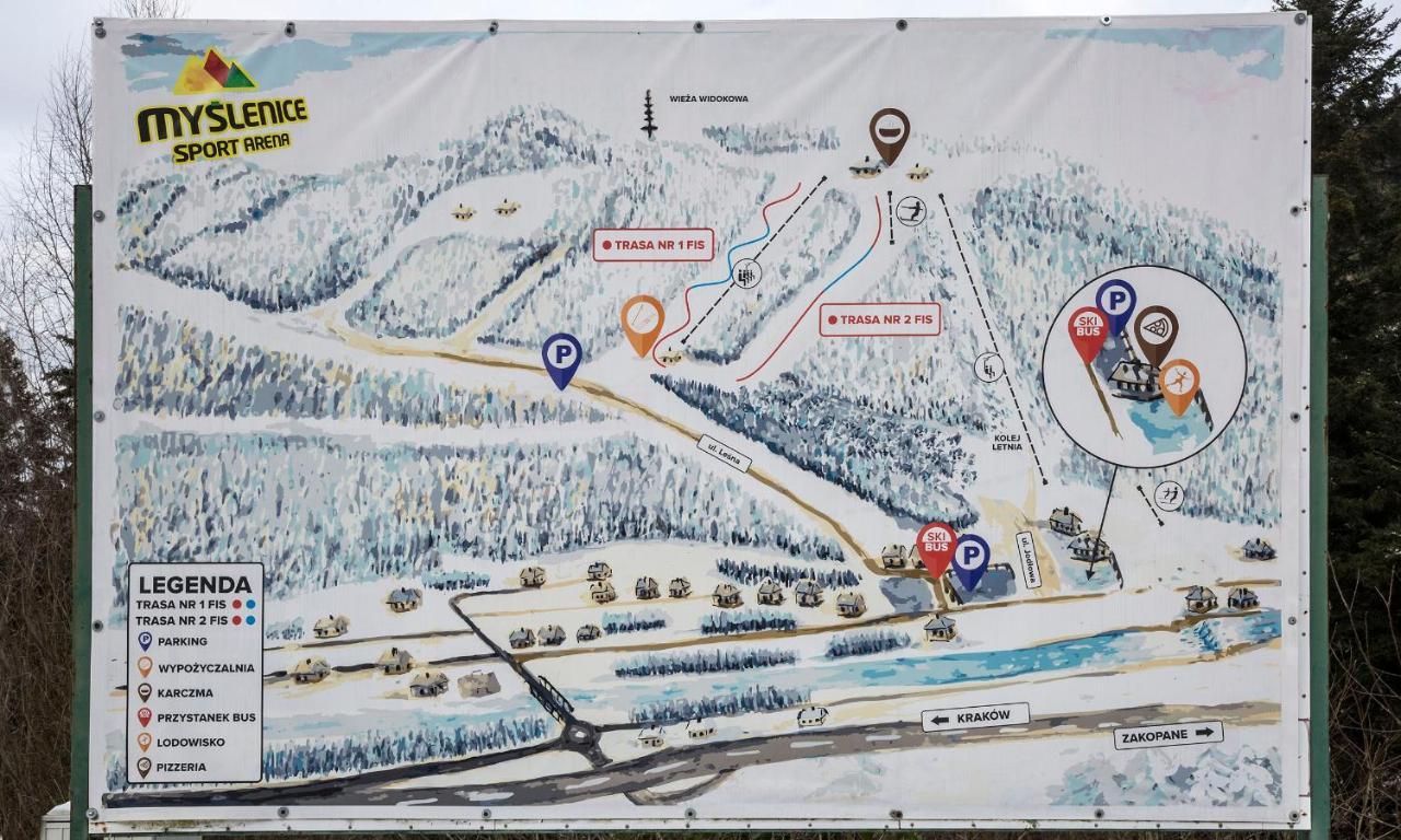 Sloneczny Chelm - Apartamenty W Gorach, Prywatna Sauna Jacuzzi Balia W Cenie, Spa, Grill, Stok Narciarski Myslenice, Sciezki Rowerowe, Rzeka Raba, Widok Na Tatry Buitenkant foto