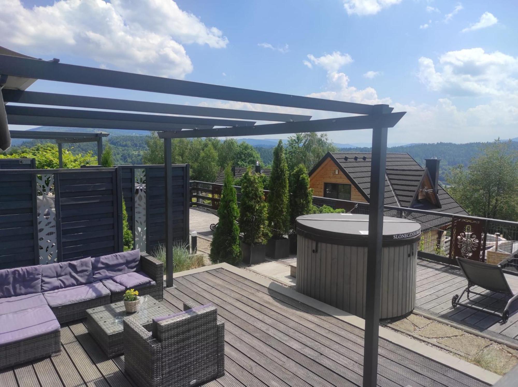 Sloneczny Chelm - Apartamenty W Gorach, Prywatna Sauna Jacuzzi Balia W Cenie, Spa, Grill, Stok Narciarski Myslenice, Sciezki Rowerowe, Rzeka Raba, Widok Na Tatry Buitenkant foto